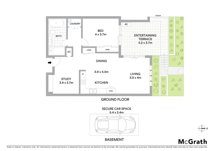 Floorplan of Homely apartment listing, F1106/43 Wilson Street, Botany NSW 2019