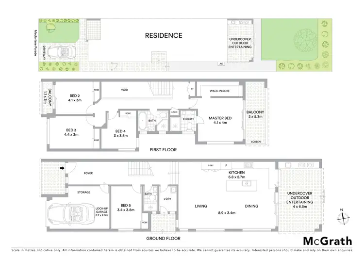 Floorplan of Homely semi-detached listing, 22B Macfarlane Parade, Sylvania NSW 2224