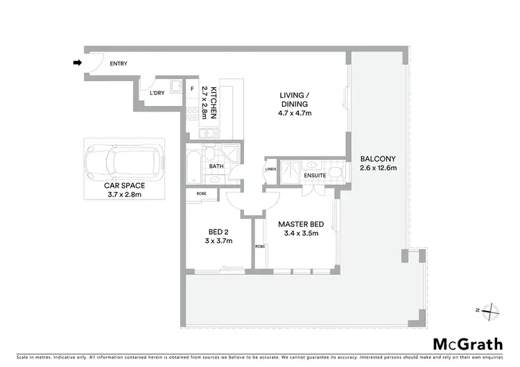 Floorplan of Homely apartment listing, 113/3 Orara Street, Waitara NSW 2077
