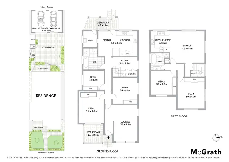 Floorplan of Homely house listing, 227 Doncaster Avenue, Kingsford NSW 2032
