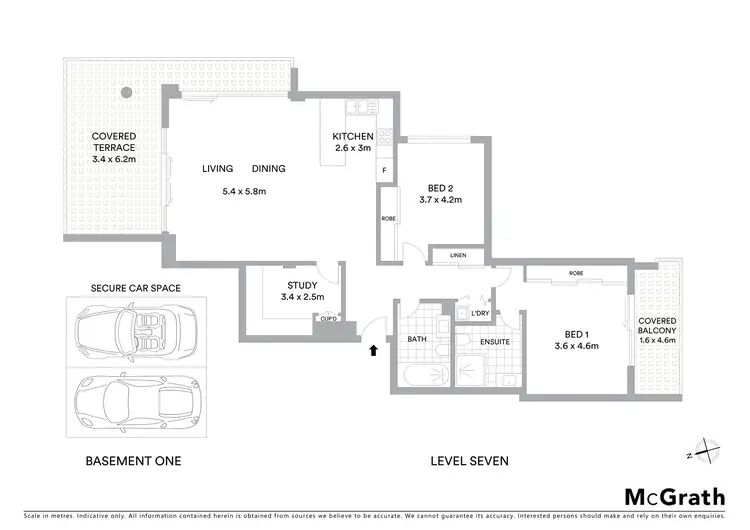 Floorplan of Homely unit listing, 131/1 Bourke Street, Mascot NSW 2020