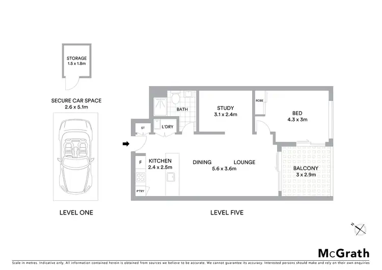 Floorplan of Homely apartment listing, E502/41 Belmore Street, Ryde NSW 2112