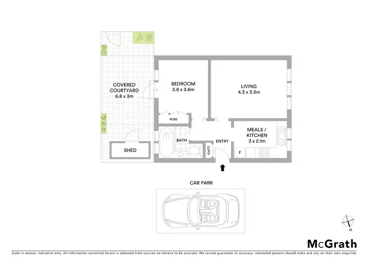Floorplan of Homely apartment listing, 8/31 Charnwood Road, St Kilda VIC 3182