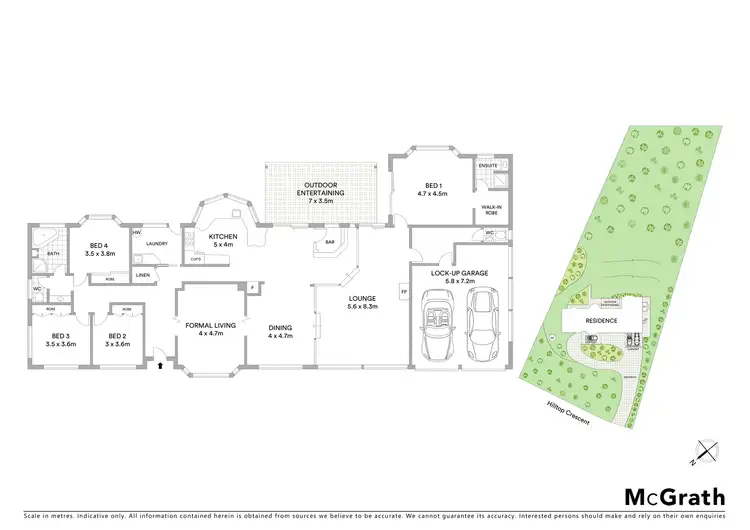 Floorplan of Homely house listing, 15 Hilltop Crescent, Blue Mountain Heights QLD 4350