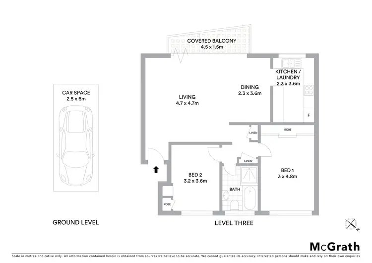 Floorplan of Homely apartment listing, 24/8 Deeban Walk, Cronulla NSW 2230