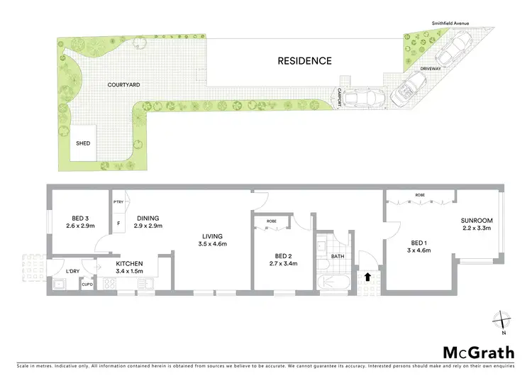 Floorplan of Homely house listing, 2 Smithfield Avenue, Coogee NSW 2034