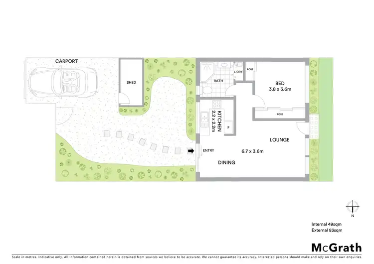 Floorplan of Homely townhouse listing, 12/61 Canopus Crescent, Giralang ACT 2617