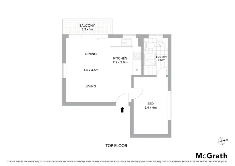 Floorplan of Homely apartment listing, 12/48 Kennedy Street, Kingsford NSW 2032