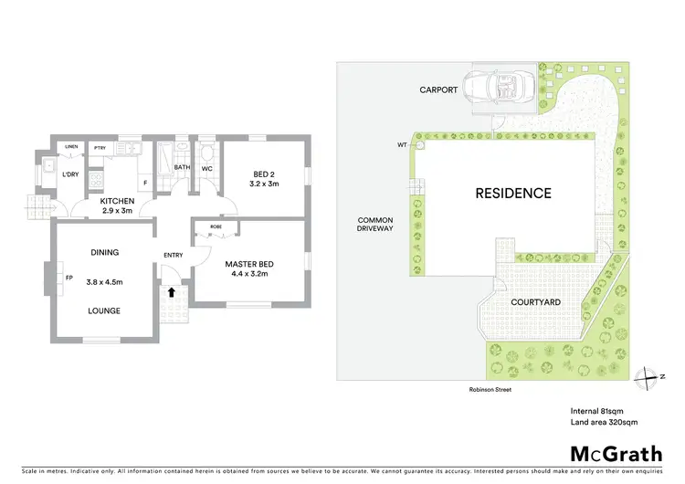 Floorplan of Homely townhouse listing, 25 Robinson Street, O'connor ACT 2602