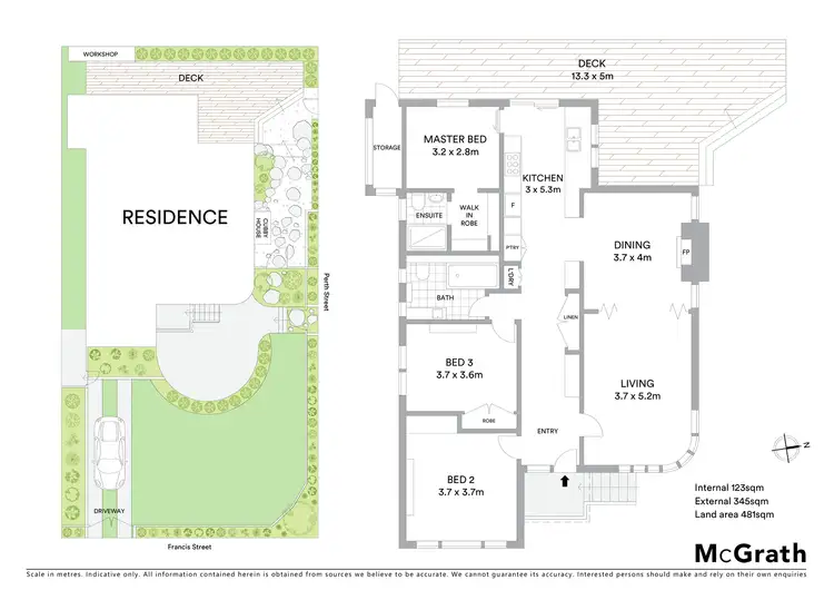 Floorplan of Homely house listing, 74 Francis Street, Belmont VIC 3216