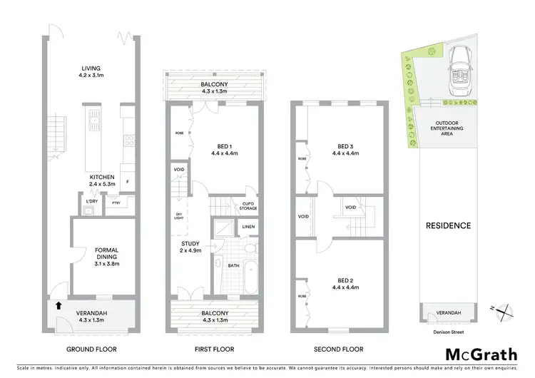 Floorplan of Homely house listing, 42 Denison Street, Rozelle NSW 2039