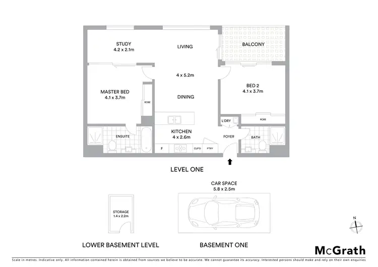 Floorplan of Homely apartment listing, 31/331 Miller Street, Cammeray NSW 2062