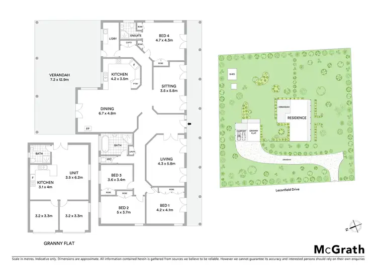 Floorplan of Homely house listing, 16 Leconfield Drive, Mudgee NSW 2850