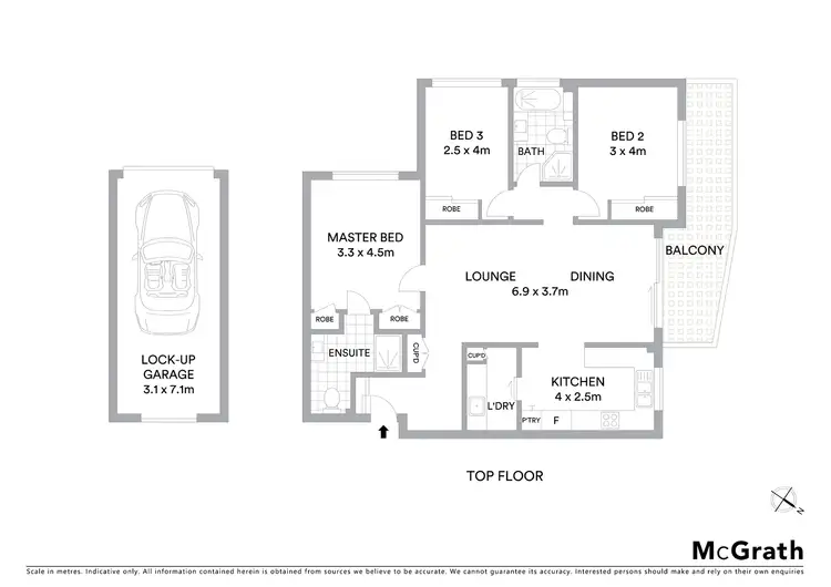 Floorplan of Homely apartment listing, 11/164 Hampden Road, Artarmon NSW 2064