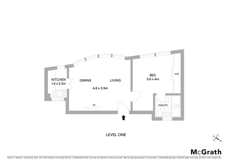 Floorplan of Homely apartment listing, 17/4 Waratah Street, Rushcutters Bay NSW 2011