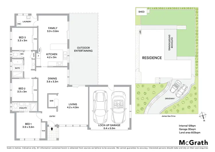 Floorplan of Homely house listing, 26 James Sea Drive, Green Point NSW 2251