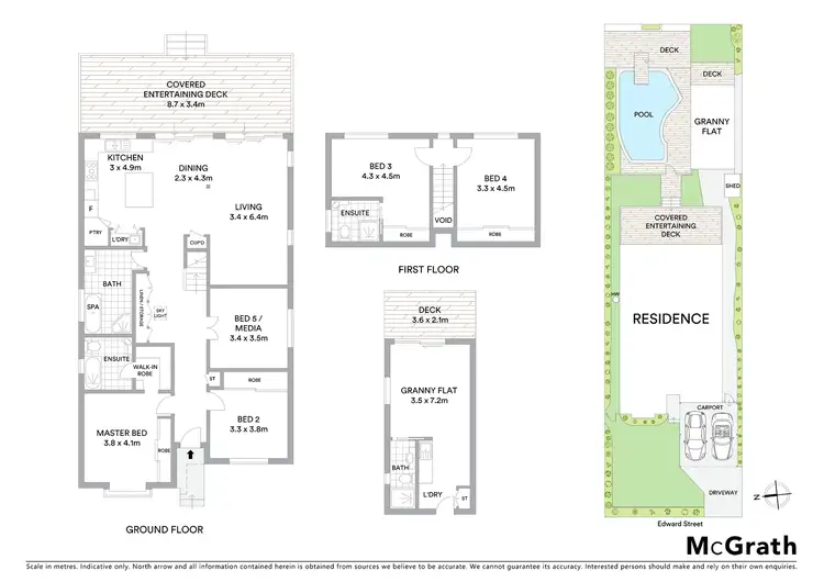 Floorplan of Homely house listing, 57 Edward Street, Narraweena NSW 2099
