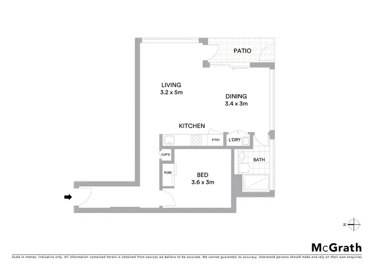 Floorplan of Homely apartment listing, 10506/5 Sam Sing Street, Waterloo NSW 2017