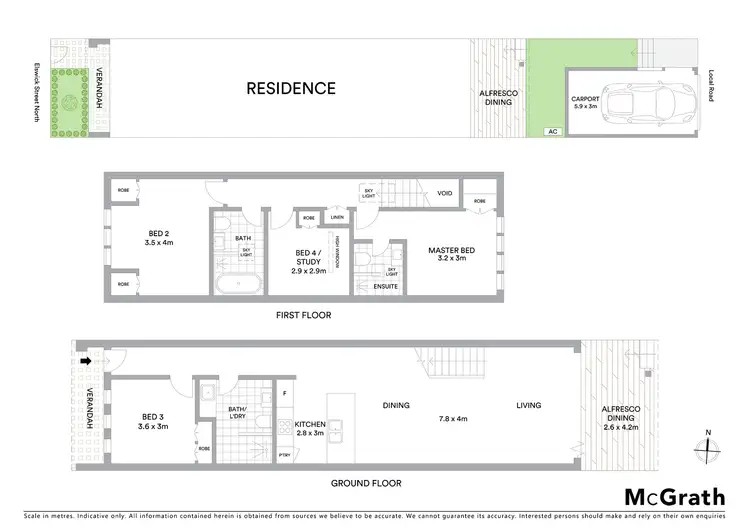 Floorplan of Homely house listing, 223A Elswick Street North, Leichhardt NSW 2040