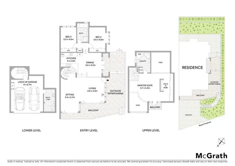 Floorplan of Homely townhouse listing, 2/61 Ascot Avenue, Avoca Beach NSW 2251