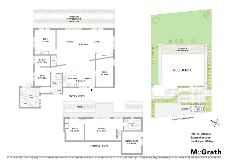 Floorplan of Homely house listing, 74 Cape Three Points Road, Avoca Beach NSW 2251