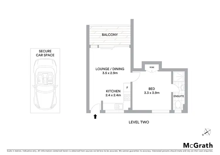 Floorplan of Homely apartment listing, 65/268 Johnston Street, Annandale NSW 2038