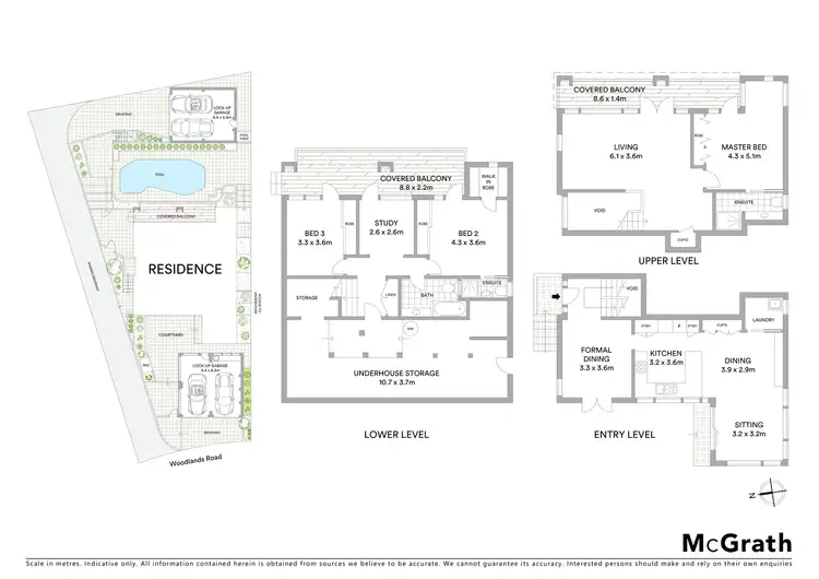 Floorplan of Homely house listing, 18 Woodlands Road, Taren Point NSW 2229