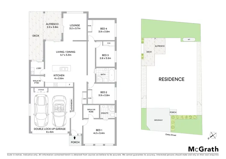 Floorplan of Homely house listing, 16 Oates Street, Spring Farm NSW 2570