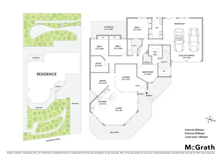 Floorplan of Homely house listing, 18 Grosvenor Drive, Wandana Heights VIC 3216