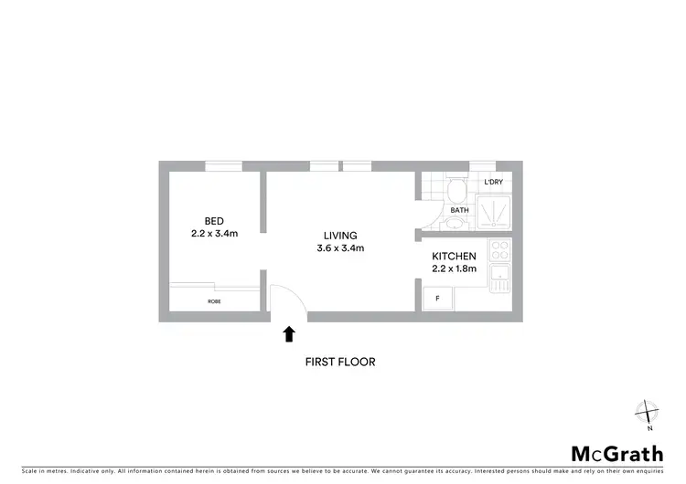Floorplan of Homely apartment listing, 8/19 Pittwater Road, Manly NSW 2095
