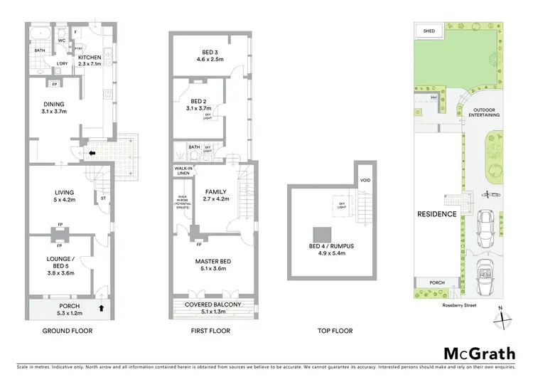 Floorplan of Homely house listing, 2 Roseberry Street, Balmain NSW 2041