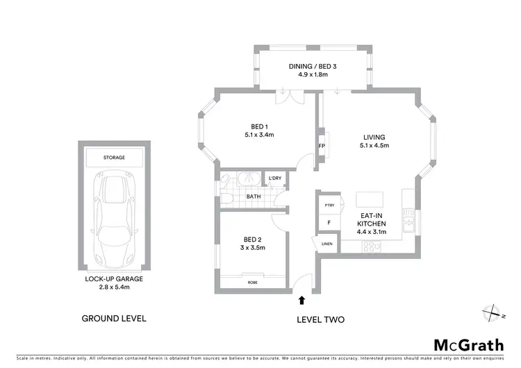 Floorplan of Homely apartment listing, 9/101 O'Sullivan Road, Bellevue Hill NSW 2023