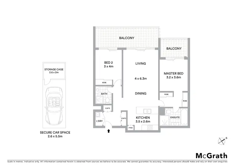 Floorplan of Homely apartment listing, 104/78 Rider Boulevard, Rhodes NSW 2138