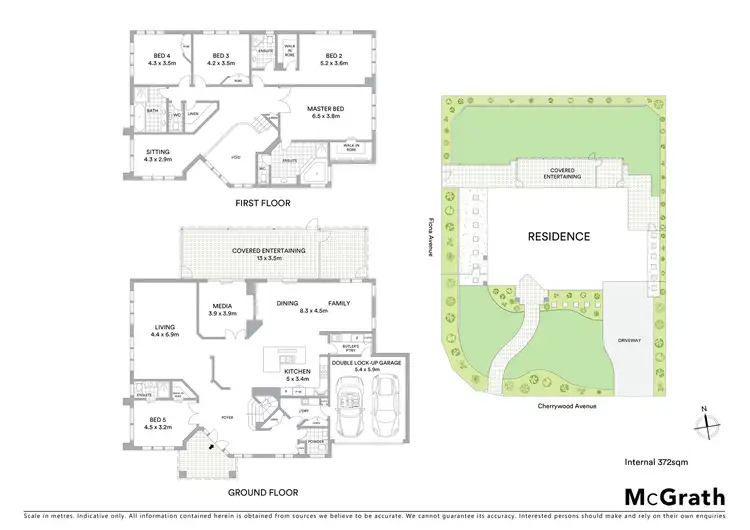Floorplan of Homely house listing, 5 Cherrywood Avenue, Wahroonga NSW 2076