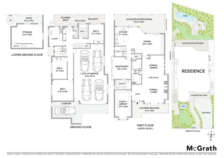 Floorplan of Homely house listing, 33 Highland Terrace, St Lucia QLD 4067