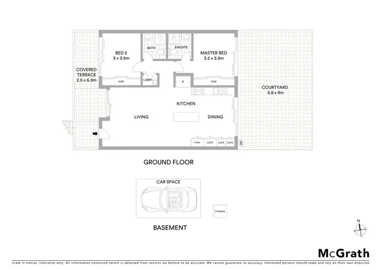Floorplan of Homely unit listing, 102/12 Fourth Avenue, Blacktown NSW 2148