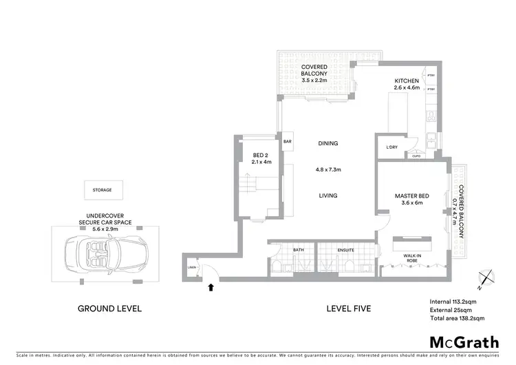 Floorplan of Homely apartment listing, 18/9 Nicholson Street, Balmain East NSW 2041