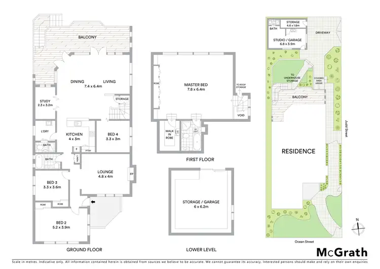 Floorplan of Homely house listing, 13 Ocean Street, Cronulla NSW 2230