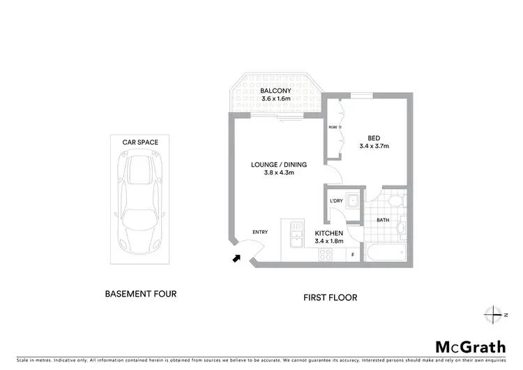 Floorplan of Homely unit listing, 215/2 Glebe Point Road, Glebe NSW 2037