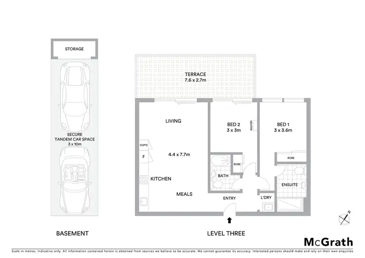 Floorplan of Homely apartment listing, 308/27 Herbert Street, St Kilda VIC 3182