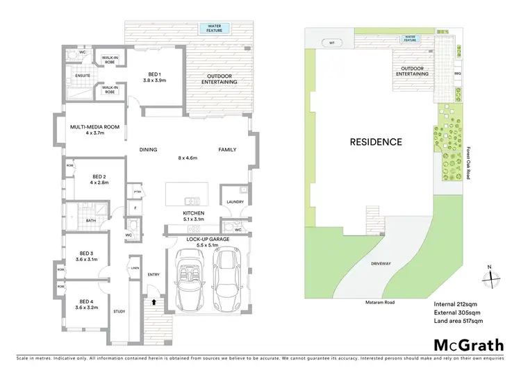 Floorplan of Homely house listing, 45 Mataram Road, Woongarrah NSW 2259