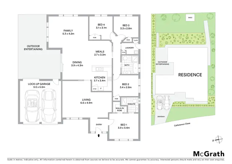 Floorplan of Homely house listing, 5 Callistemon Close, Narara NSW 2250