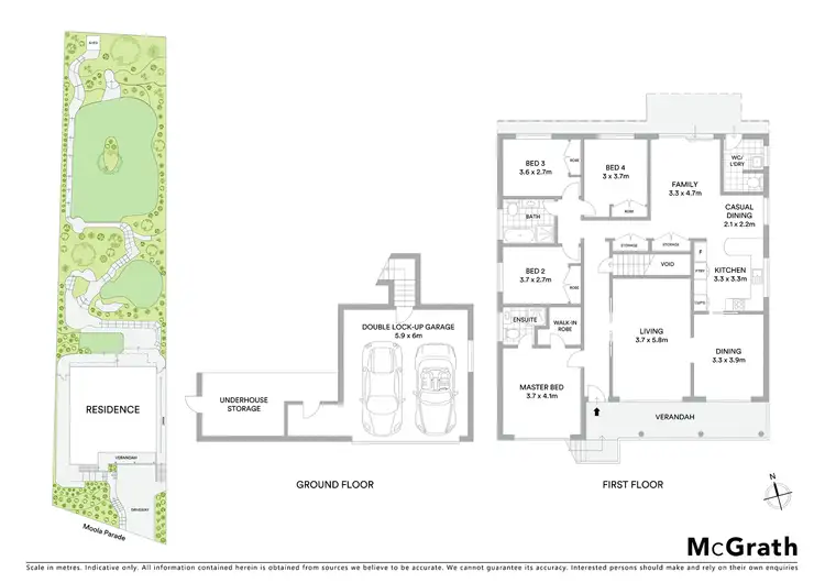 Floorplan of Homely house listing, 41 Moola Parade, Chatswood NSW 2067