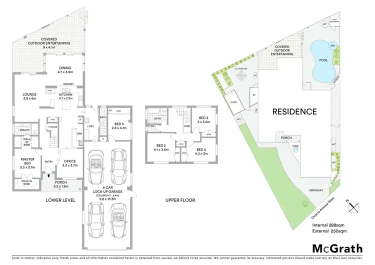 Floorplan of Homely house listing, 22 Owarra Avenue West, Ferny Hills QLD 4055