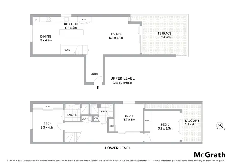 Floorplan of Homely apartment listing, 301/2 Albert Street, St Kilda VIC 3182