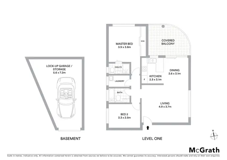Floorplan of Homely apartment listing, 7/5 Ruth Street, Naremburn NSW 2065