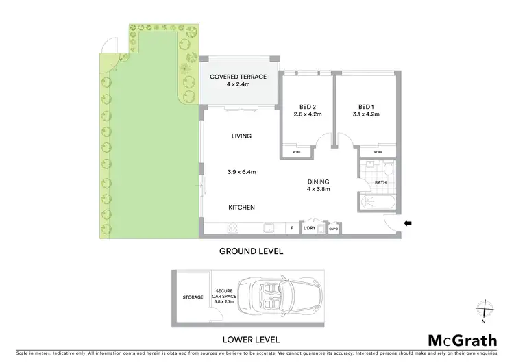 Floorplan of Homely apartment listing, 2/18 Shackel Avenue, Brookvale NSW 2100