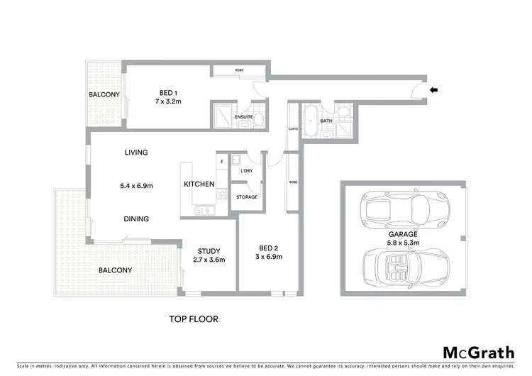 Floorplan of Homely unit listing, 20/52 Old Northern Road, Baulkham Hills NSW 2153