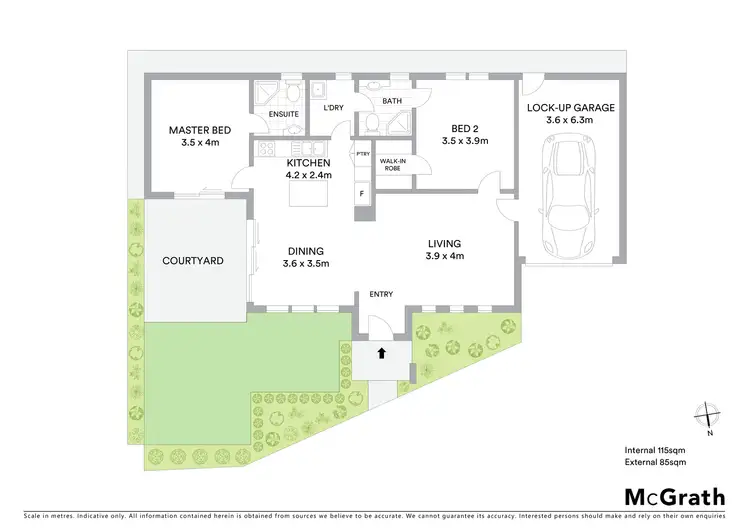 Floorplan of Homely unit listing, 2/4 BELFAST Street, Newtown VIC 3220