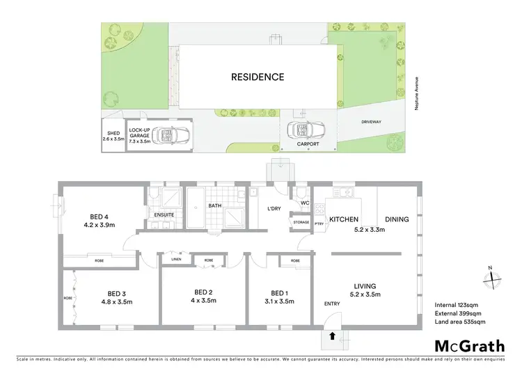 Floorplan of Homely house listing, 28 Neptune Avenue, Newcomb VIC 3219
